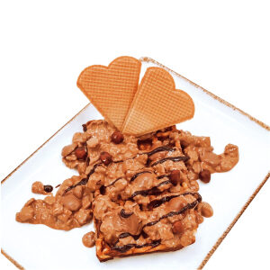 Waffle ferrero rocher